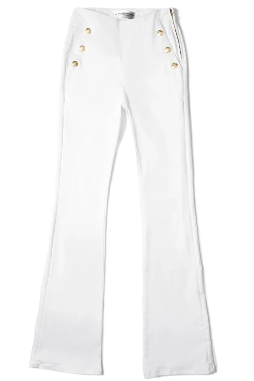 Holland Cooper Amoria Flared Jean White Hot