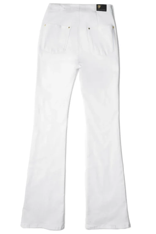 Holland Cooper Amoria Flared Jean White Hot