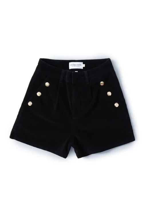 Holland Cooper Amoria Velvet Shorts