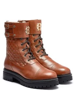 Holland Cooper Camden Biker Boot Tan Sale