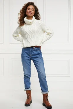 Holland Cooper Camden Biker Boot Tan Sale