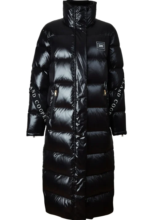 Holland Cooper Camden Longline Coat Black New