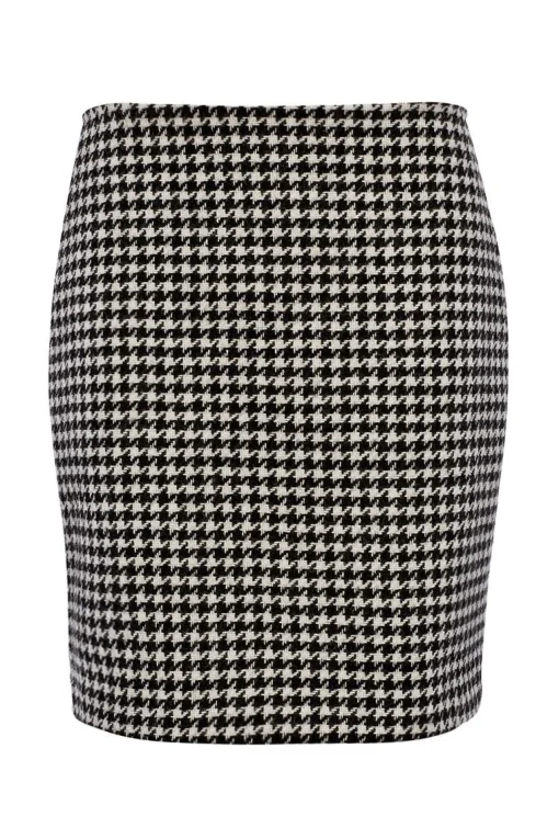 Holland Cooper Chelsea Skirt Houndstooth Outlet