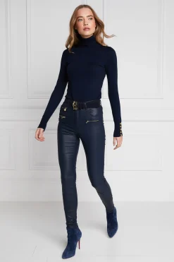 Holland Cooper Coated Jodhpur Jean Navy Hot
