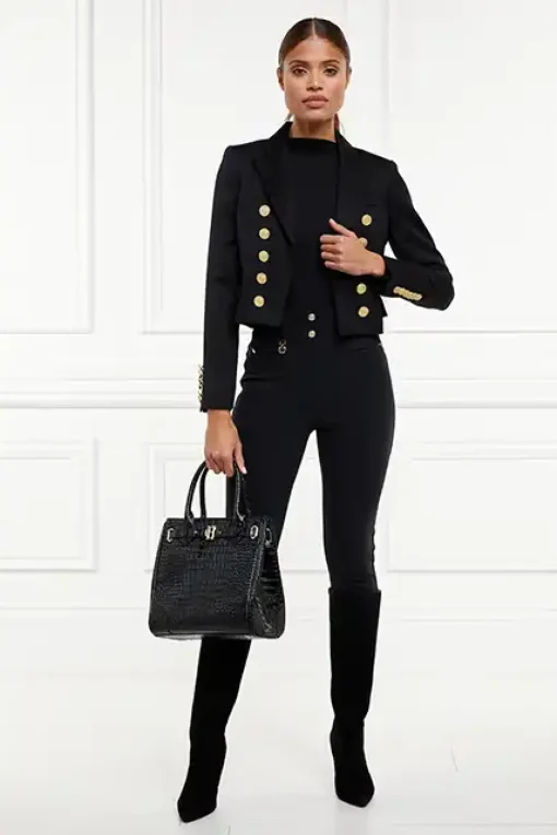 Holland Cooper Contour Trouser Black Discount