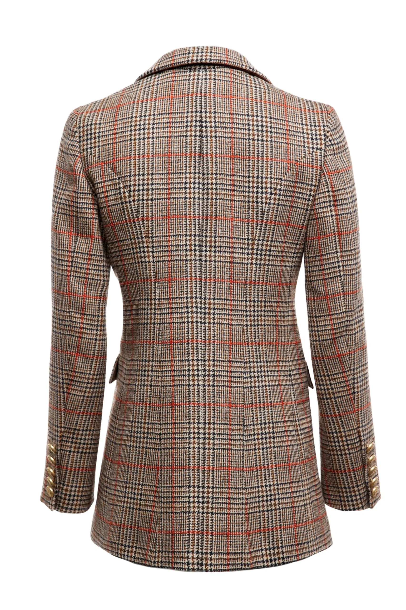 Holland Cooper Double Breasted Blazer Orange Windsor Discount