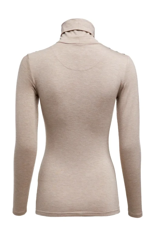Holland Cooper Essential Roll Neck Oatmeal