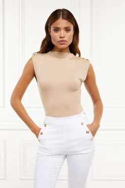 Holland Cooper Harper Bodysuit Light Camel Outlet