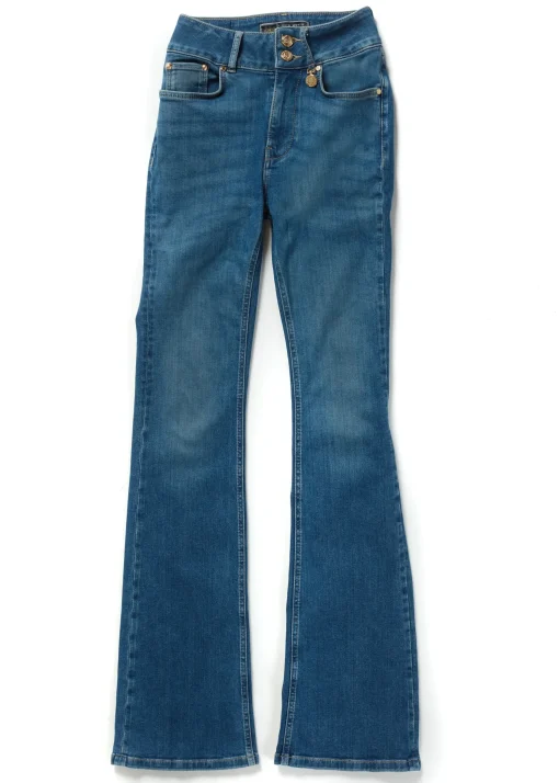 Holland Cooper High Rise Flared Jean Denim Sale