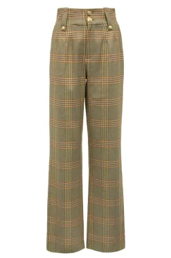 Holland Cooper High Waisted Straight Trouser Leveret