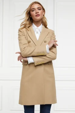 Holland Cooper Knightsbridge Coat Camel Outlet