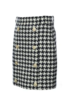 Holland Cooper Knightsbridge Skirt Large Scale Houndstooth Online