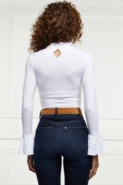 Holland Cooper Lilibet Jersey Tee White New