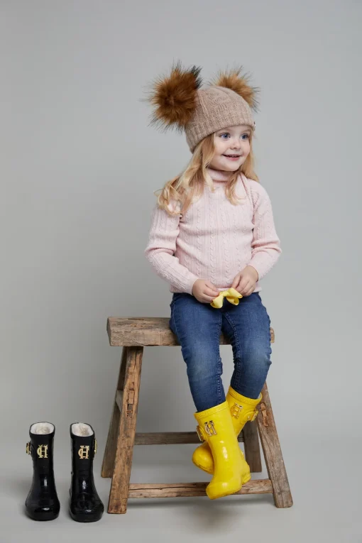 Holland Cooper Little Wellie - Toddler Quack Yellow New