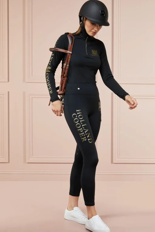 Holland Cooper Sport Legging Black New