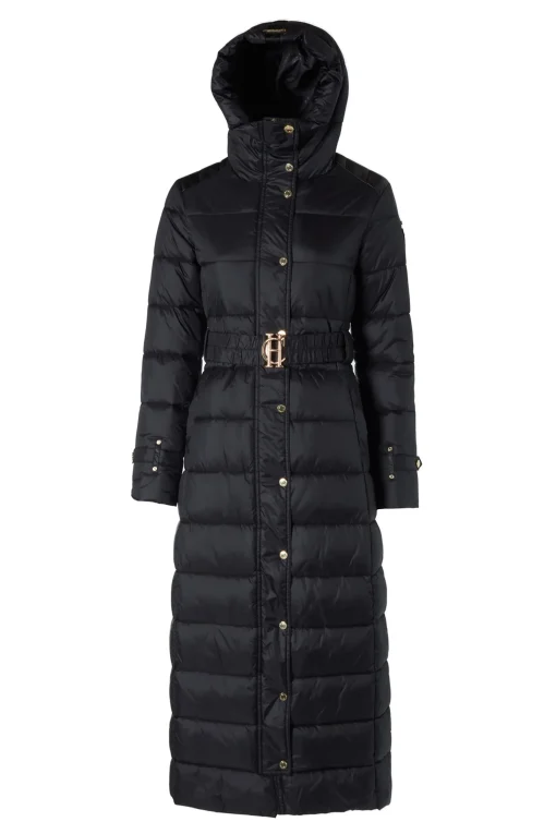 Holland Cooper The Arosa Longline Coat Black