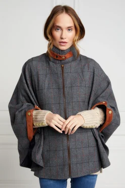 Holland Cooper The Classic Cape Mid Blue Check Discount