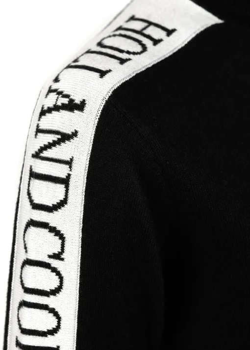 Holland Cooper Thermal Ski Knit Black Hot