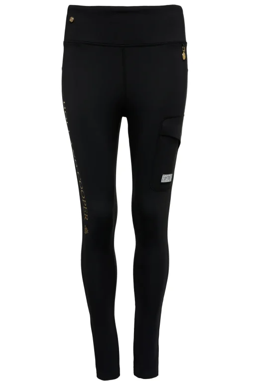 Holland Cooper Thermal Ski Leggings Black Discount