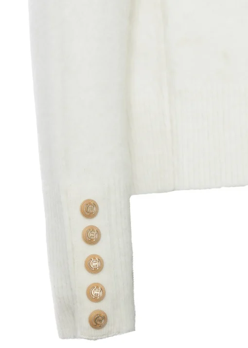 Holland Cooper Tori Half Zip Knit Natural New