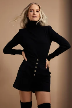 Holland Cooper Victoria Cashmere Roll Neck Black Best