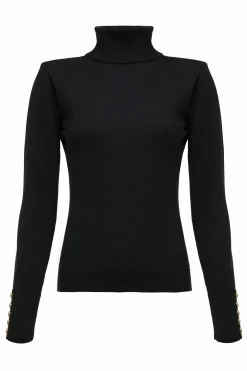 Holland Cooper Victoria Cashmere Roll Neck Black Best